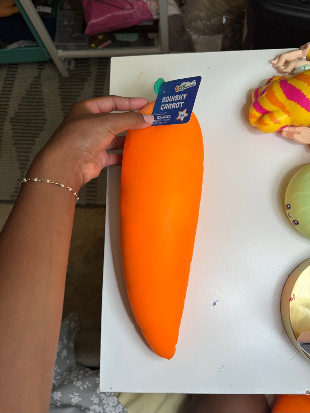 SMITH Orange Squishy Carrot